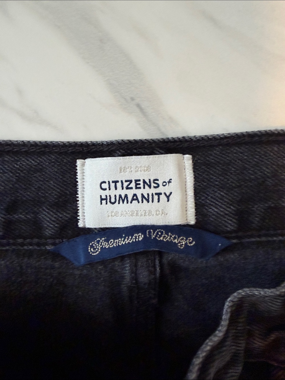 Citizens of Humanity Ayla Crop Wide Leg Jeans - Picture 2 of 6